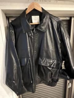 FREAK'S STORE フェイクレザー ブルゾン ブラックのサムネイル