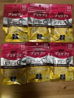 UHA味覚糖 UHAグミサプリビタミンC 20粒　×6袋　①のサムネイル