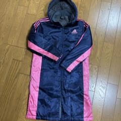 暖かいベンチコート！adidas女子160のサムネイル