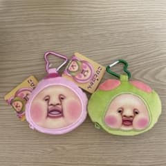 카라비나 첨부 미니 페이스 파우치
