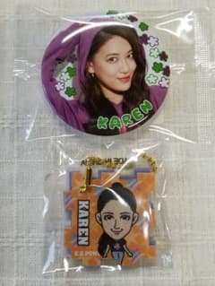 E-girls　藤井夏恋　フォト缶バッジ&パズルキーホルダー　セットのサムネイル