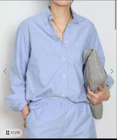 極美品 ミューズドゥドゥーズィエムクラス OXFORD BDシャツ 襟ワイヤー