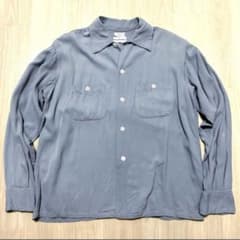 レーヨンシャツ50s  ギャバ シャツ ギャバジン ビンテージ vintageのサムネイル