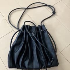 アメリヴィンテージfAKE leather pleats bagのサムネイル