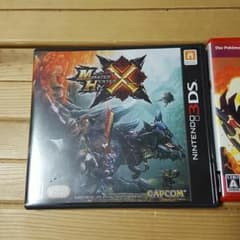3DS ソフト　モンスターハンターx　ポケットモンスターオメガルビーのサムネイル
