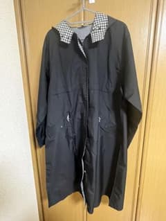 VENUSTA レインコート ポンチョ チェック柄 M-L - メルカリ