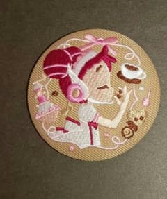おジャ魔女どれみ　どれみ　刺繍ピンバッジのサムネイル