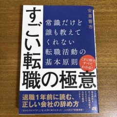 すごい転職の極意 常識だけど誰も教えてくれない 転職活動の基本原則のサムネイル