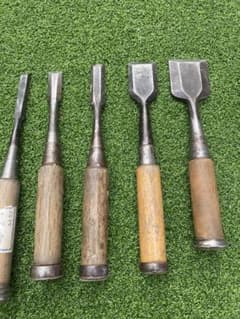 木工用ノミ5本セット 中古品 使用可能のサムネイル