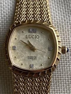 LUCIO レディース 腕時計 L-105 ゴールド 不動品のサムネイル
