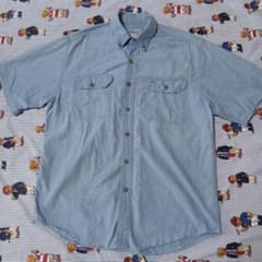 Carhartt 半袖シャツ ライトブルー L
