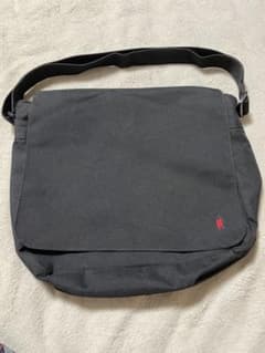 超希少　日本製ポロカントリー　Ralph Lauren　メッセンジャーバック　黒 超希少 日本製ポロカントリー Ralph Lauren メッセンジャー