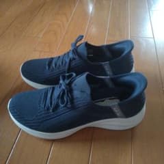 SKECHERS ネイビー スニーカー　25.5㎝のサムネイル