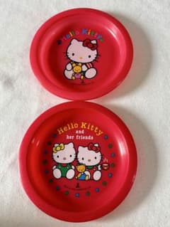ハローキティ 平成レトロ プラスチックプレート 2枚セット 皿