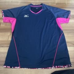 Mizuno 卓球ウェア ネイビー/ピンクのサムネイル