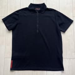 PRADA SPORT プラダスポーツ ジップ ポロシャツ 後ろポケット L - メルカリ