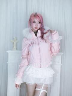 Belchic Hbreaker モードパンクダウンジャケットピンク　ピンク m22201086042_1.jpg?1775151493