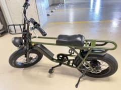 BRONX BUGGY マットアーミーグリーン 電動アシスト自転車 - メルカリ