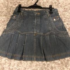 sumaokuwahara スナオクワハラ デニム プリーツ スカートのサムネイル