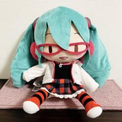 初音ミク ふわぷち LLぬいぐるみ ナチュラル - メルカリ