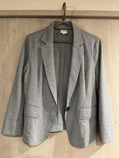 【美品】 Emmajames テーラードジャケット グレーのサムネイル