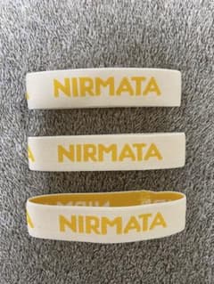 NIRMATAゴムバンド　黄×白3本セットのサムネイル