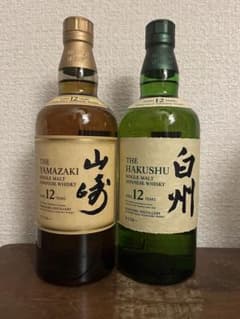 サントリー 山崎12年 白州12年 700ml 2本セットのサムネイル