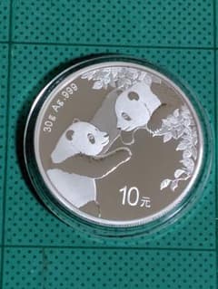 2023年 中国パンダ銀貨 純銀30g - メルカリ