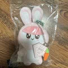 SEVENTEEN 着ぐるみ ボンボンイ 兎WOOZIキーホルダー うちわ - メルカリ
