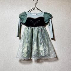 Majolica 디즈니 FROZEN 키즈 원피스 90 녹색 튤 거듭