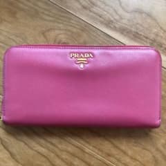 PRADA プラダ 長財布　ピンクのサムネイル