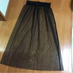 シースルースカート 黒のサムネイル