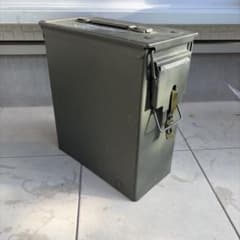 米軍　アンモ缶 アーモ缶 収納ボックス 小物収納　弾薬箱　PVS-14 ①のサムネイル