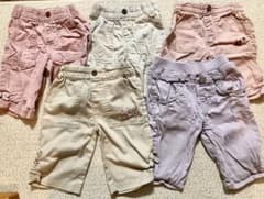 【まとめ売り】半ズボン　ハーフパンツ　5点セットのサムネイル