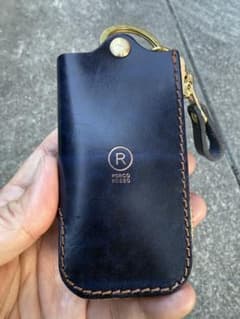 PORCO ROSSO 薬院本店限定 ルガトショルダー レザーZIPキーケース