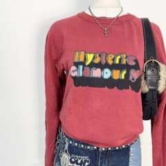 Y2K❤️00s HYSTERIC GLAMOUR ラメ ロゴ 長袖 カットソー - メルカリ