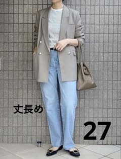 新品　ユニクロ JW ANDERSON ジーンズ 63BLUE 丈長めのサムネイル