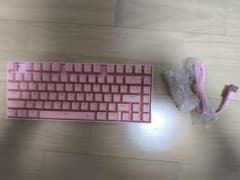 E-YOOSO Z-88 メカニカルキーボード ピンク 本体のサムネイル