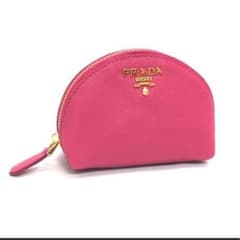 ◇本物◇PRADA プラダ　サフィアーノ　ピンク　コインケース　キーリングのサムネイル