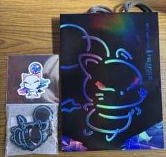 シュウウエムラx FF14 ステッカー オリジナルモーグリキーリング＋ショッパー あ*ー様 shu uemura FF14コラボ キーリング&ショッパー&ステッカ