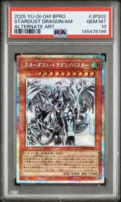 極美品 スターダスト・ドラゴン / バスター プリズマ　プリシク PSA10 PSA10 遊戯王 スターダスト・ドラゴン／バスター プリシク - メルカリ