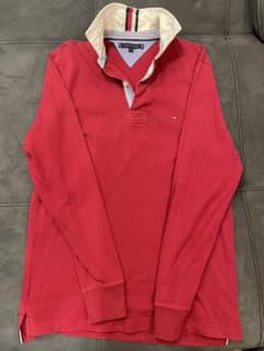 TOMMY HILFIGER 長袖　シャツ 赤色のサムネイル