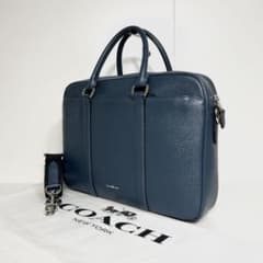 COACH レザー ビジネスバッグ 紺 楽天市場】コーチ ネイビー（ビジネスバッグ・ブリーフケース｜メンズ