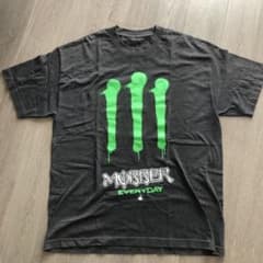 み*い様 Monster Energy パロディTシャツ グレーのサムネイル