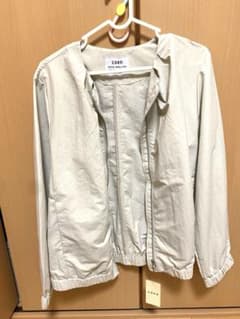 新品 coen タックノーカラーブルゾン ナチュラル Lのサムネイル