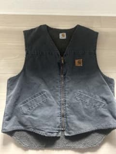 Carhartt 紺色ベスト　値下げ可のサムネイル