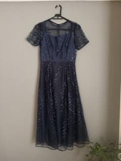 form forma フォルムフォルマ リーフ刺繍 チュールロングドレス - メルカリ