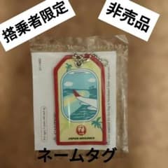 搭乗者限定・非売品 JAL ネームタグ 飛行機 トラベルタグ 日本航空