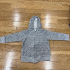 BREEZE ジップアップパーカー グレー 100cmのサムネイル