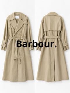美品】Barbour バブアー トレンチコート ベージュ サイズ10 - メルカリ